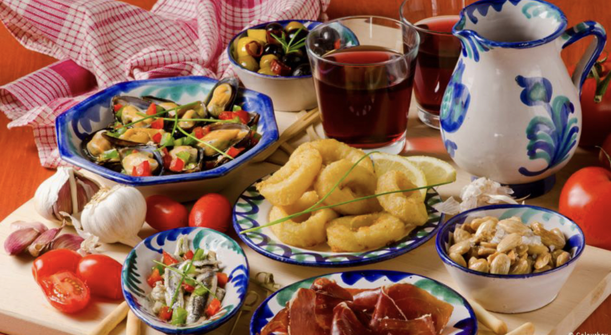 مطبخ البحر المتوسط غنية بالعناصر الغذائية الصحية